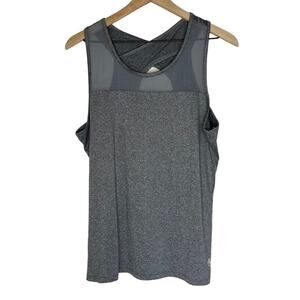 Adrienne Vittadin Sport tank top workout athletic gray size large